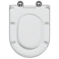 Sedile per Toilette a Rimozione Rapida con Soft Close Duroplast Bianco di