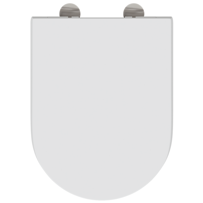 Sedile per Toilette a Rimozione Rapida con Soft Close Duroplast Bianco di