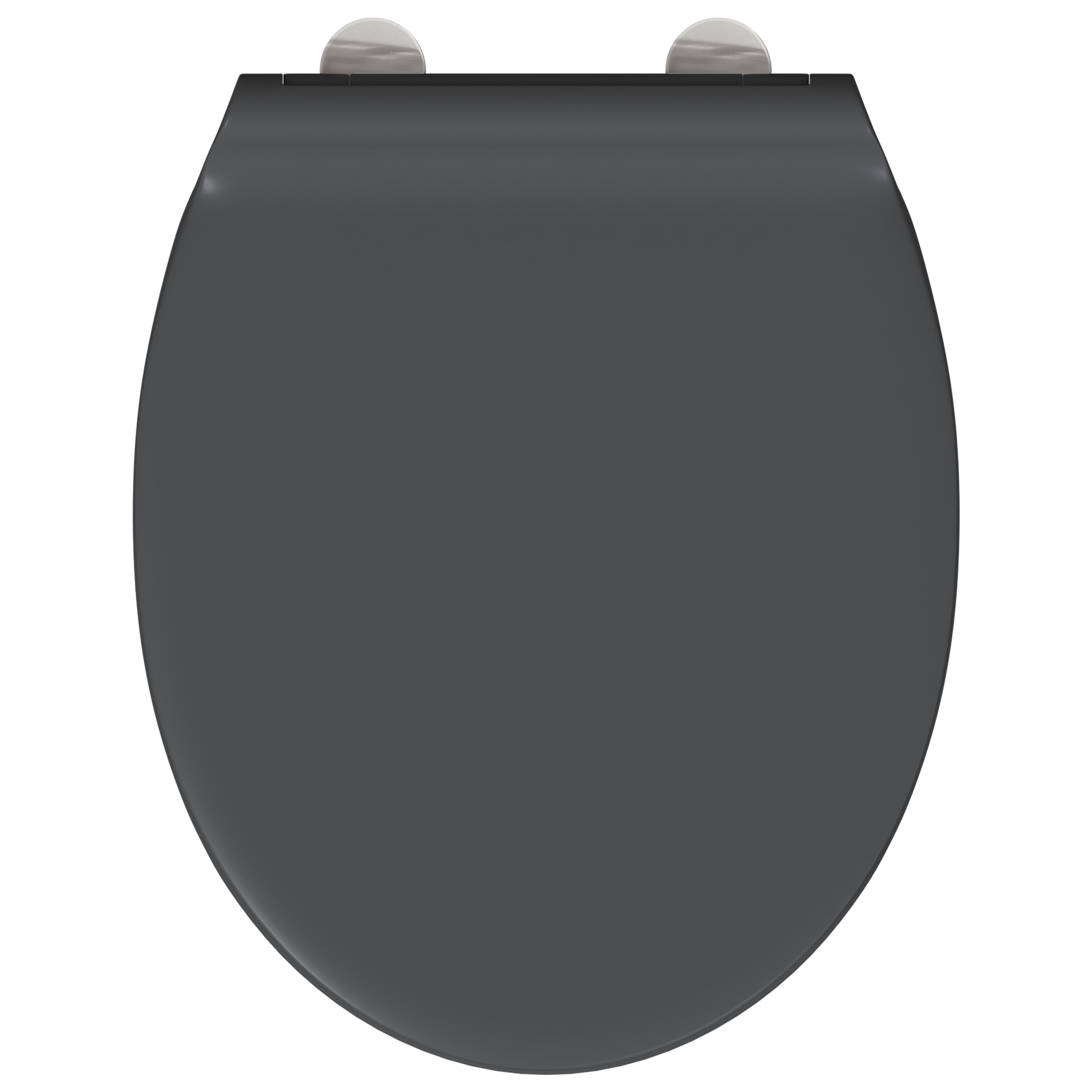 Toilette a rilascio rapido  con chiusura morbida in Duroplast Antracite