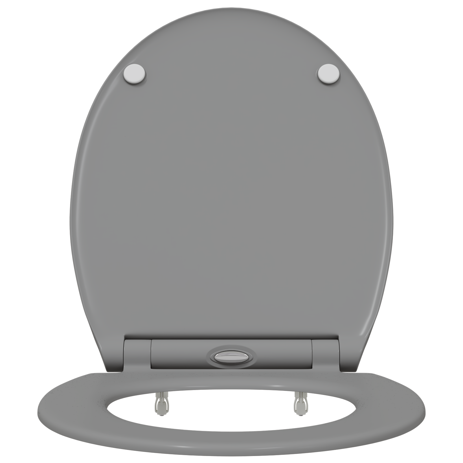 Toilette con Chiusura Morbida in Duroplast Grigia