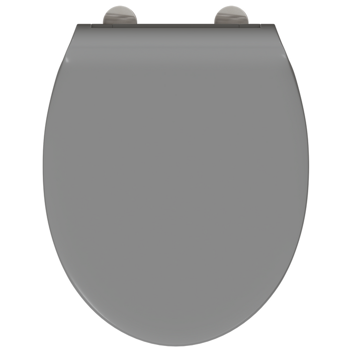 Toilette con Chiusura Morbida in Duroplast Grigia