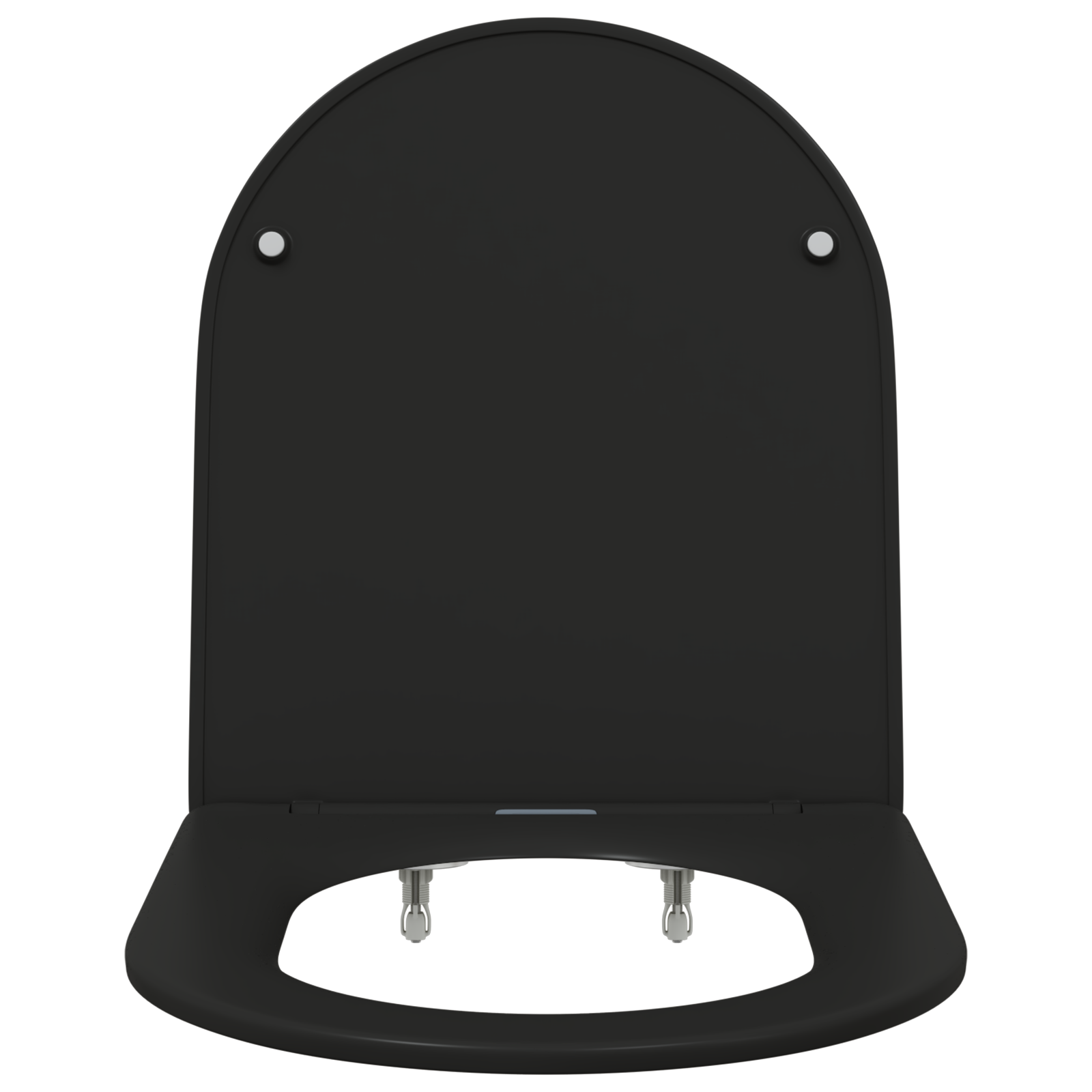 Seggiolino per Toilette a Rilascio Rapido con Chiusura Morbida - Duroplast, Nero