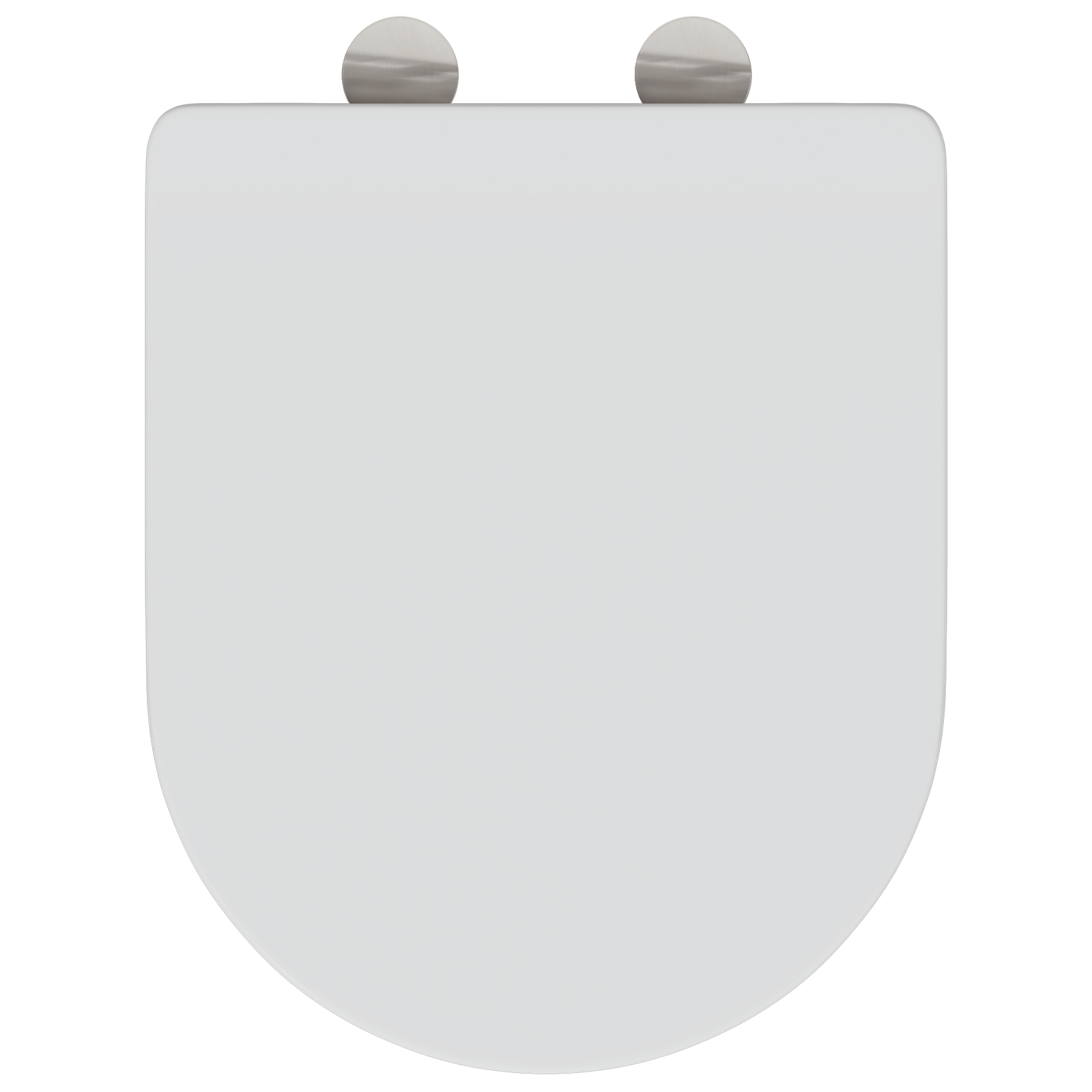 Sedile per Toilette con Chiusura Rapida e Soft Close in Duroplast Bianco