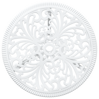 Set da Giardino Bistro 3 Pezzi  in Alluminio Bianco