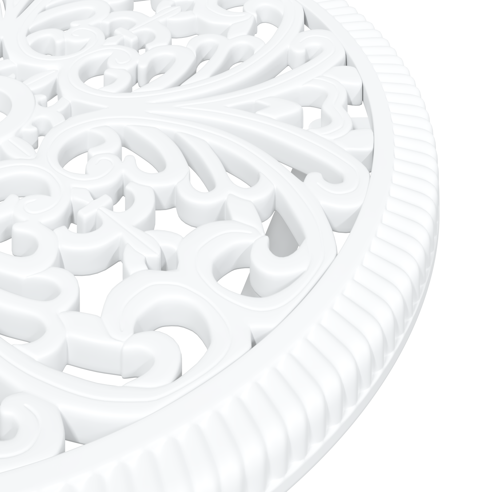 Set Giardino Bistro 3 Pezzi Bianco in Alluminio