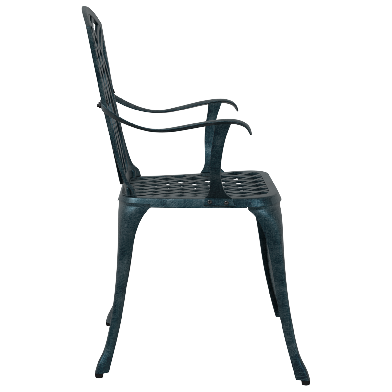 Sdraio da giardino  2 pz Verde in alluminio