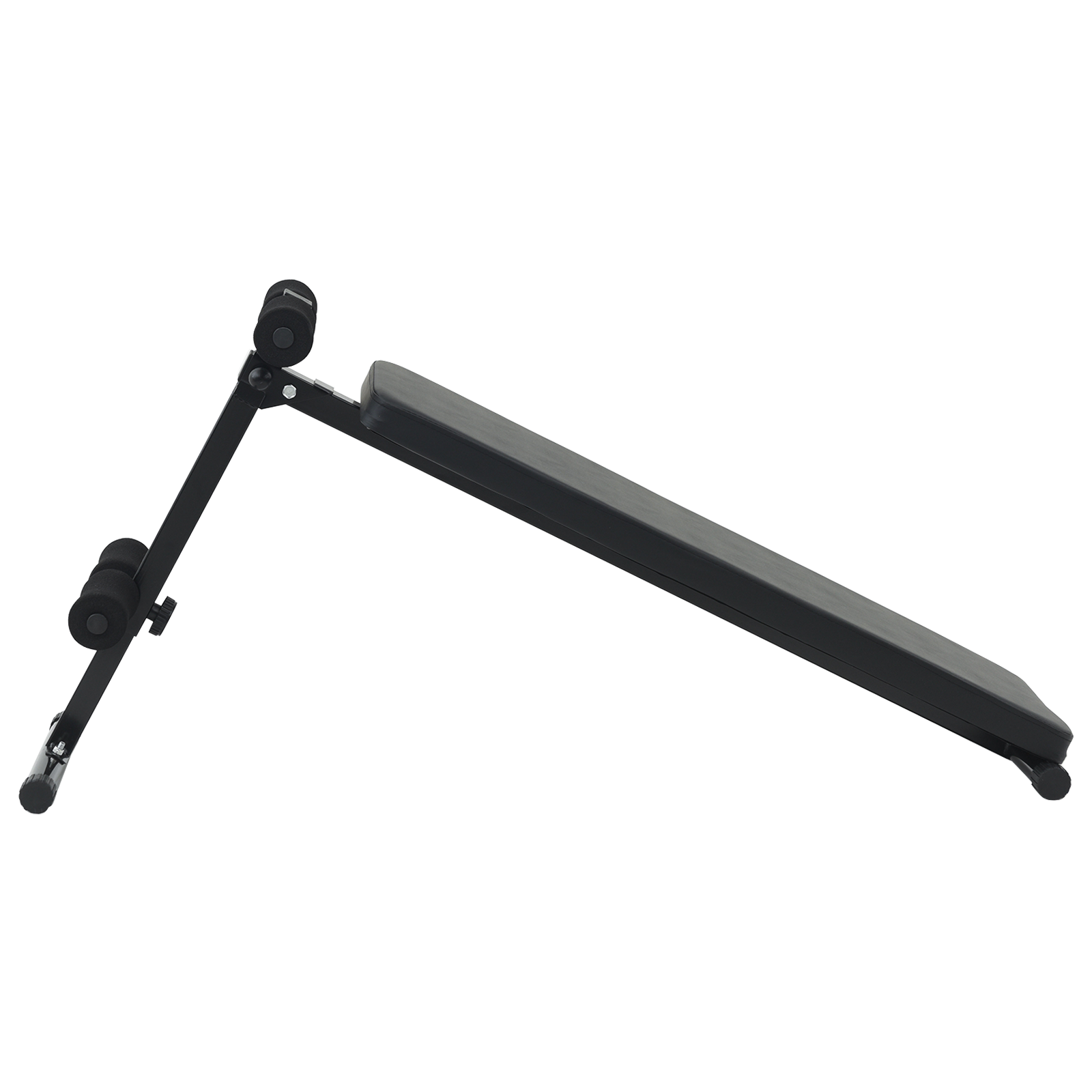 Panca per Sit Up 150 kg Pieghevole e Altezza Regolabile 48-68 cm Acciaio