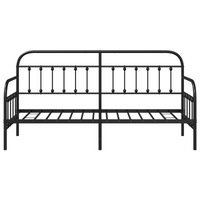 Struttura lettino  Nera 75x190 cm in Acciaio