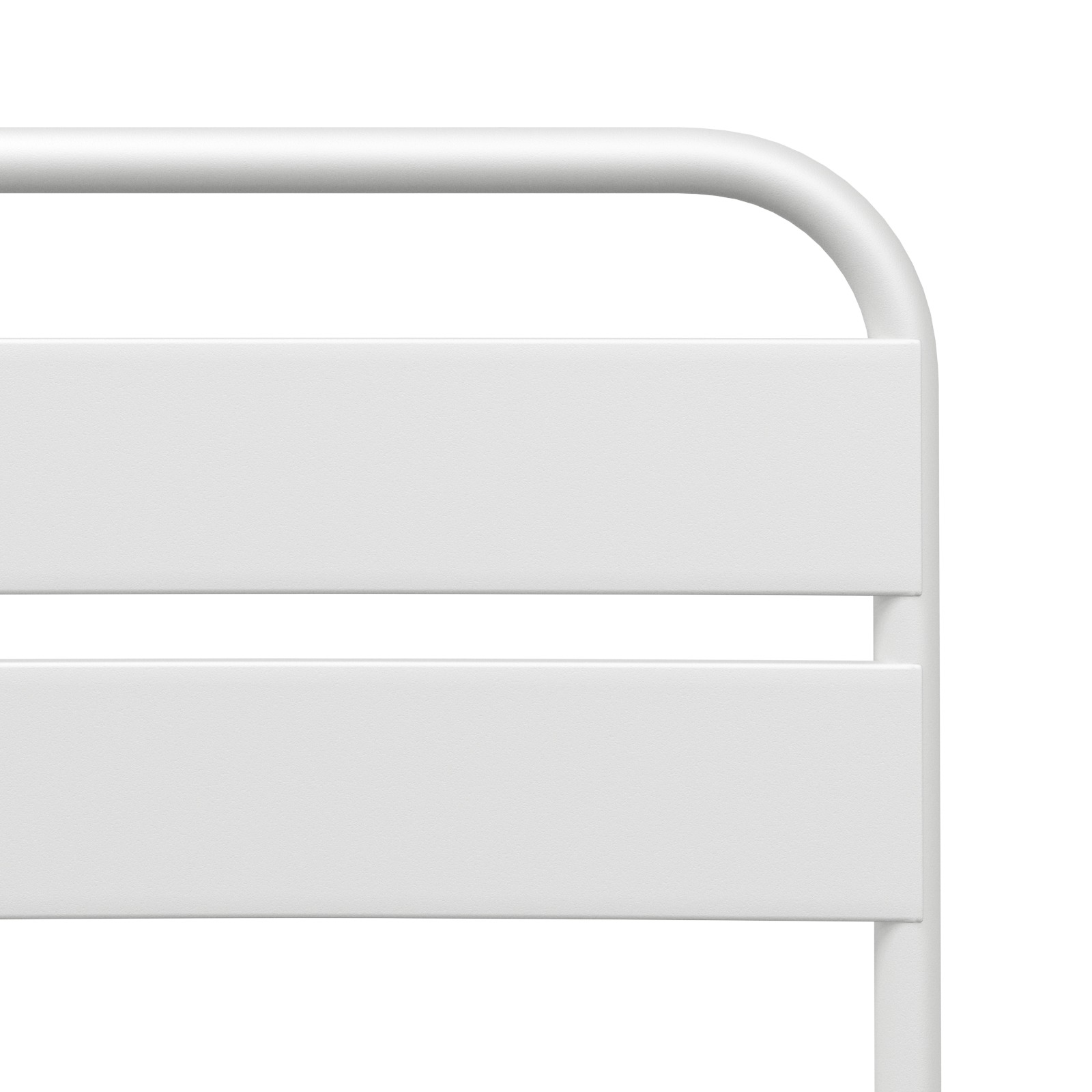 Sedie da Giardino Pieghevoli 2 pz Bianche in Acciaio