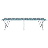 Letto da campeggio pieghevole con borsa da trasporto motivo foglia tessuto Oxford 600D