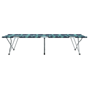 Letto da campeggio pieghevole con borsa da trasporto motivo foglia tessuto Oxford 600D