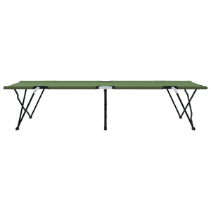 Letto Sole Pieghevole con Borsa da Trasporto Verde Militare in Tessuto Oxford 600D