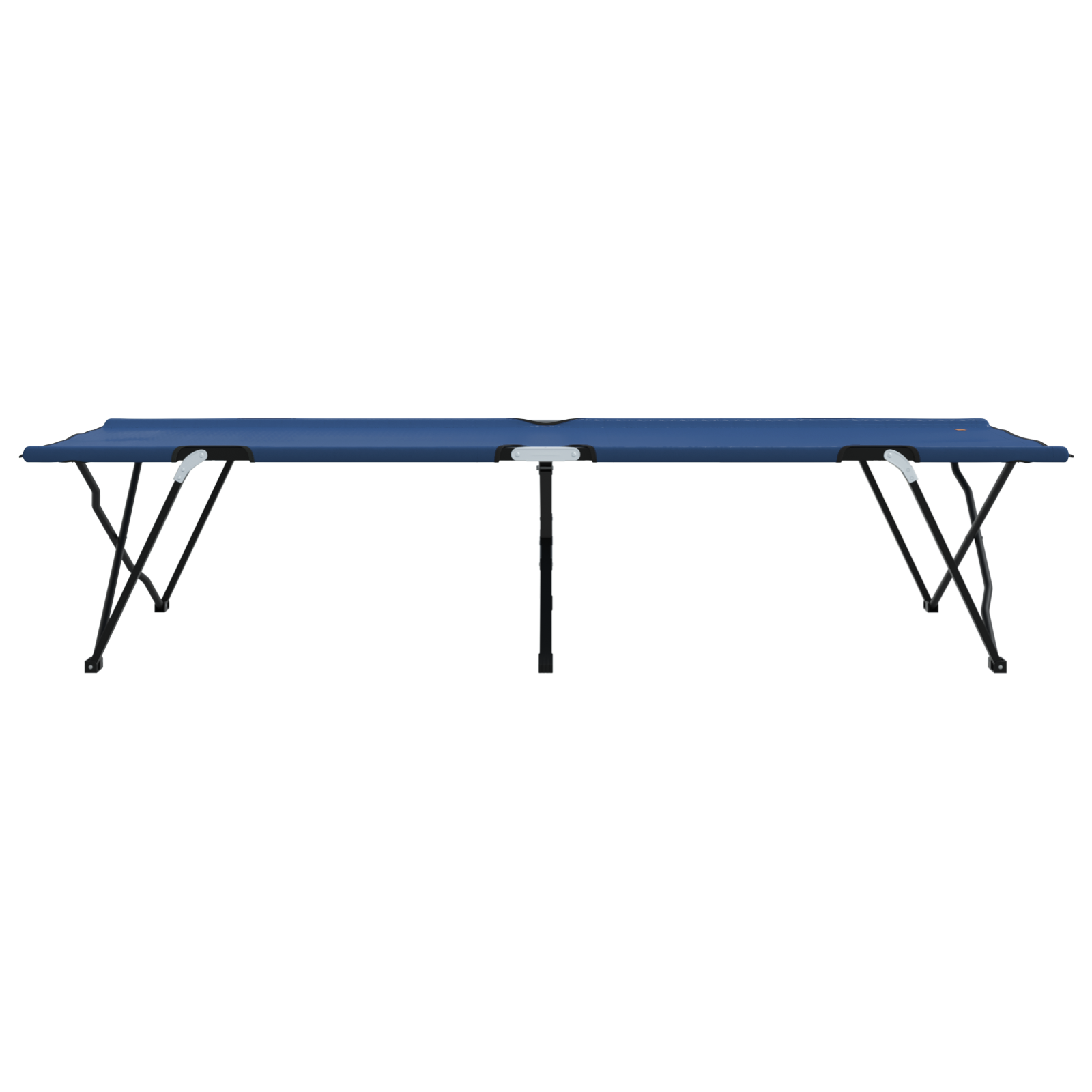 2 pcs Lettini da sole pieghevoli con sacche da trasporto Blu 600D in tessuto Oxford