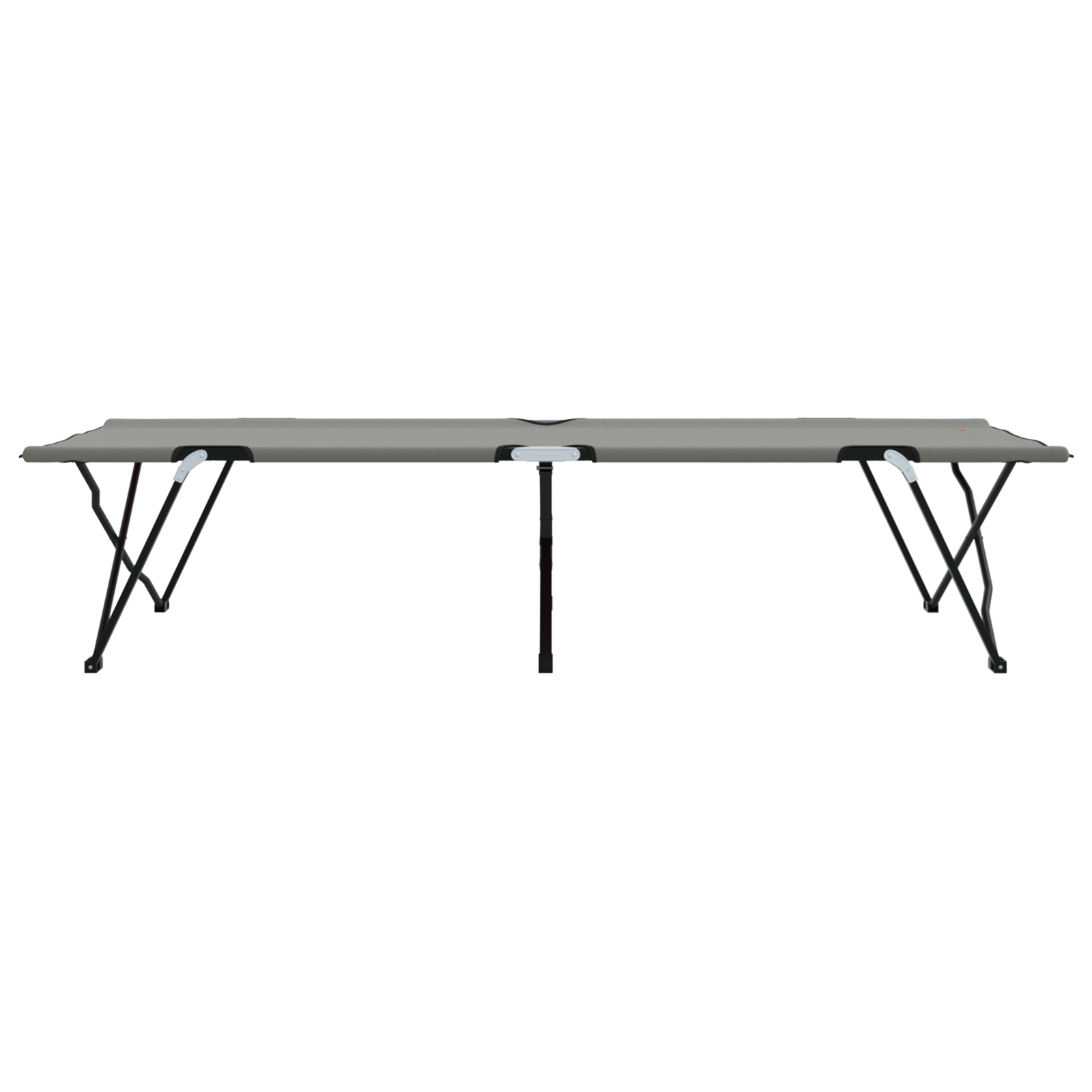 Letti da Sole Pieghevoli con Borse 2 pz Grigio Tessuto Oxford 600D