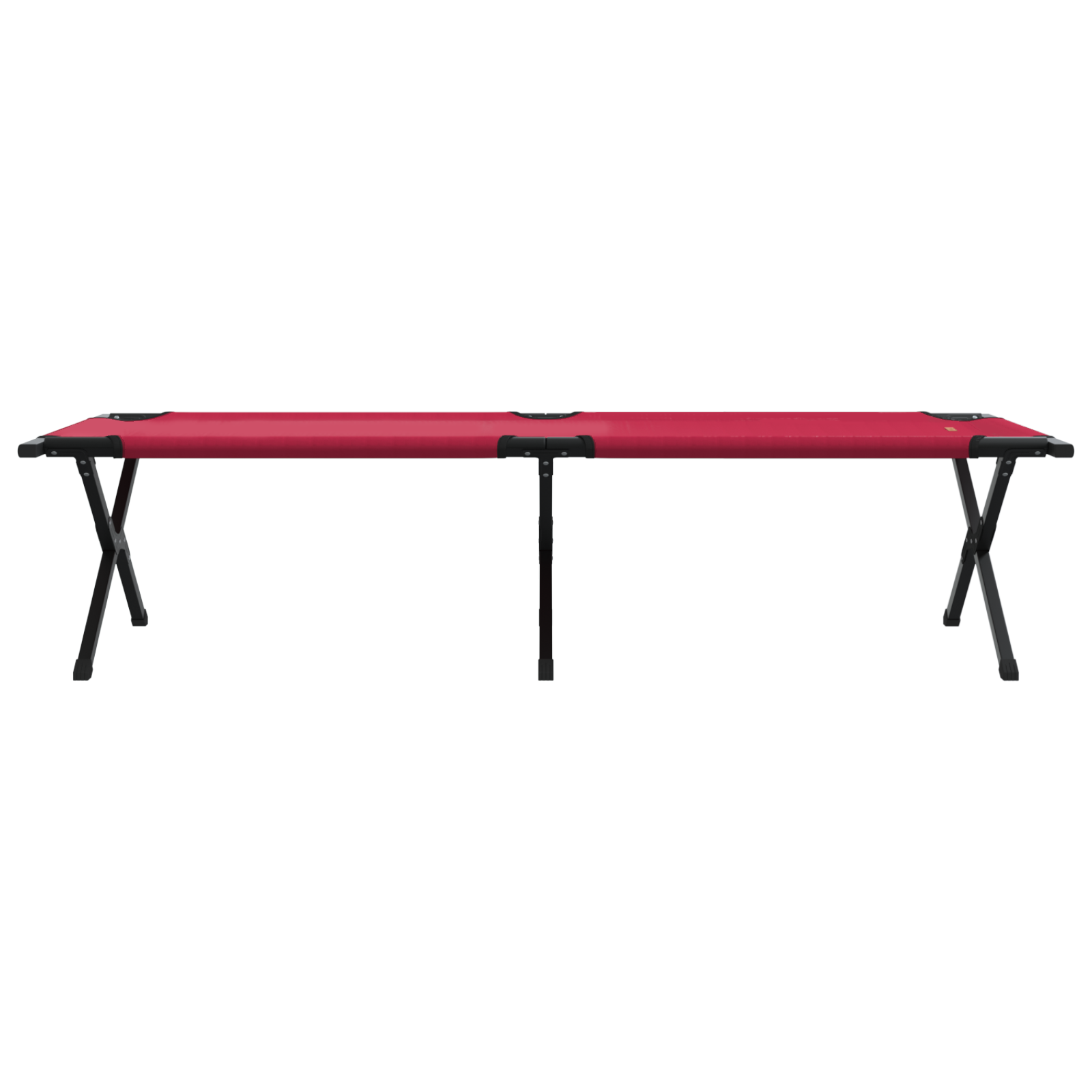 Letto Sole Pieghevole con Borsa di Trasporto Rosso 600D Tessuto Oxford