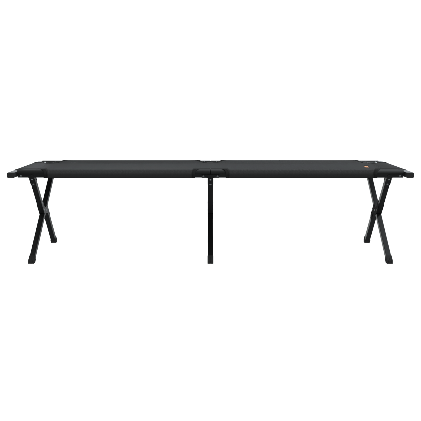 Lettini Sole 2 pz con Borsa da Trasporto Nero Tessuto Oxford 600D