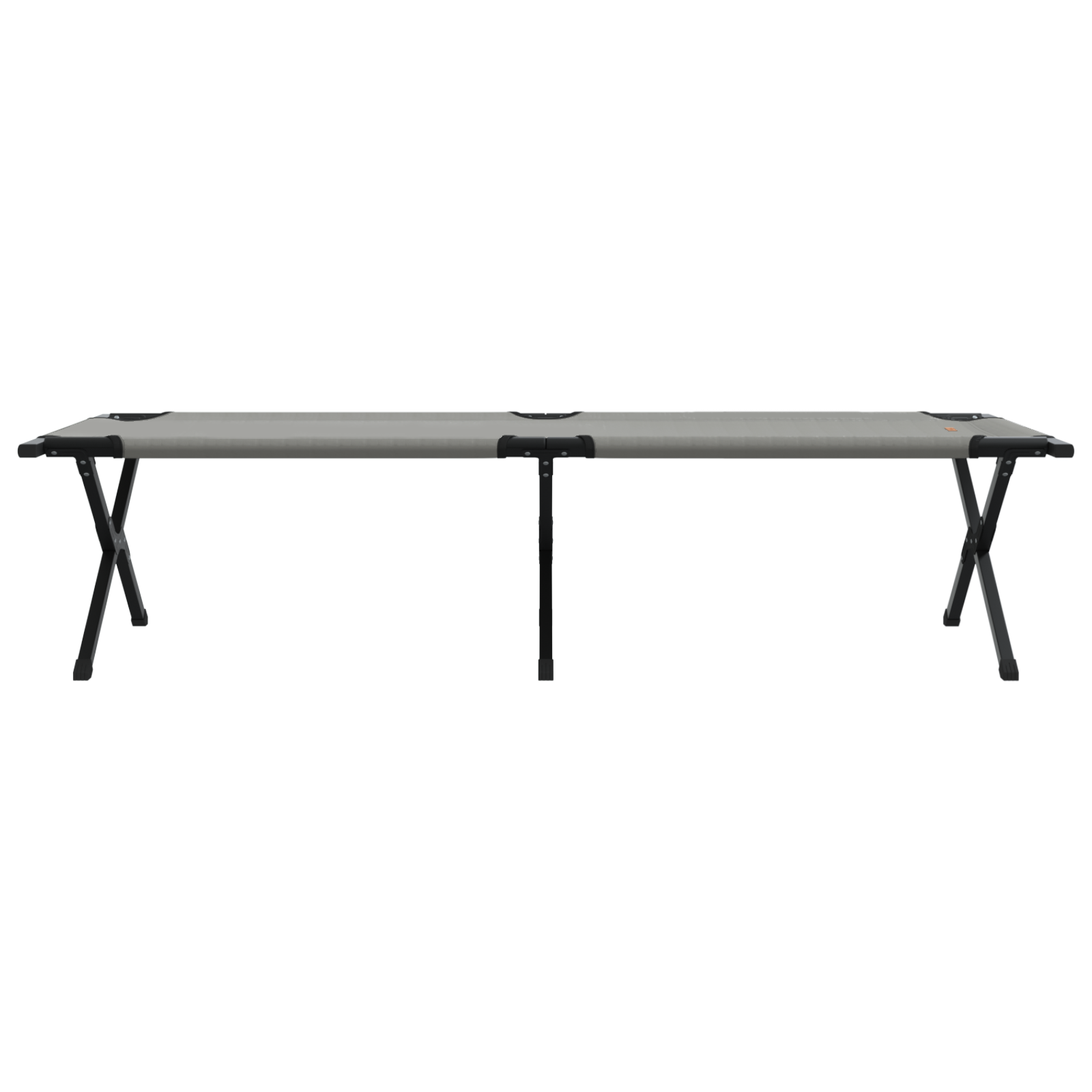 Set di 2 Lettini da Sole Pieghevoli con Borsa in Tessuto Oxford 600D Grigia