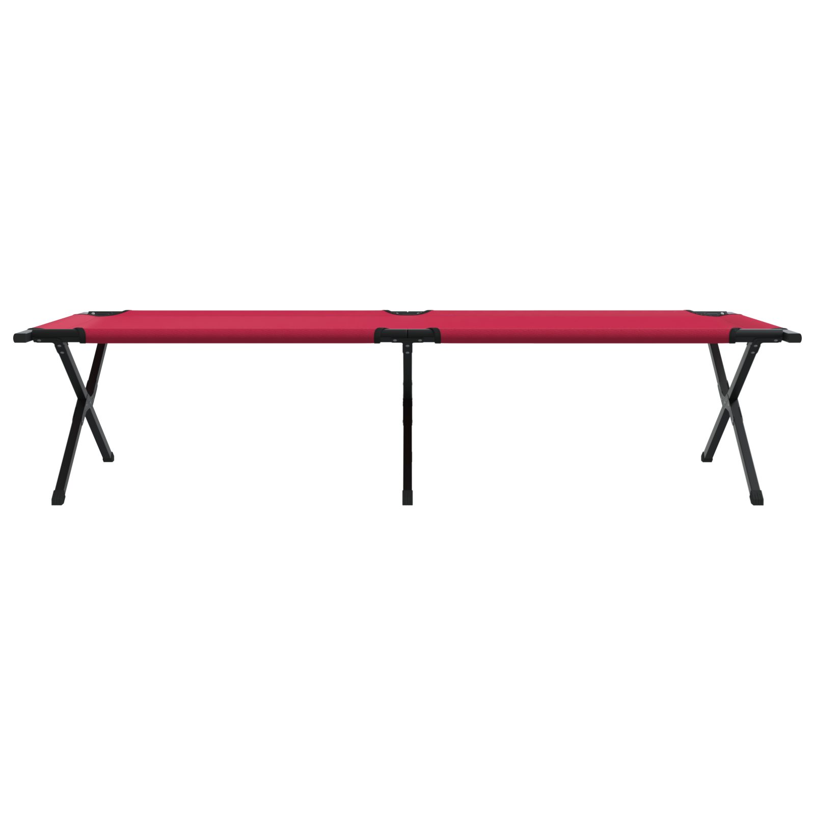 Letto Sole Pieghevole con Borsa Rosso Tessuto Oxford 600D