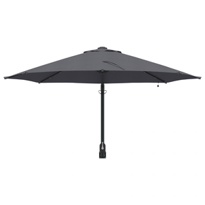 Parasol da Giardino a Parete con LED Antracite 248 cm