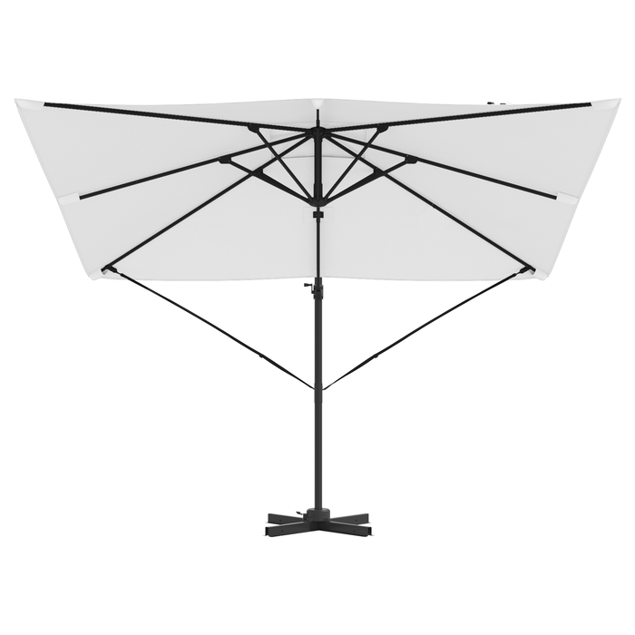 Ombrellone da Patio Sabbia Tessuto in poliestere 3m