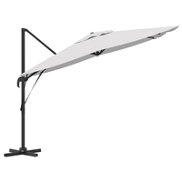 Ombrellone da Patio Sabbia Tessuto in poliestere 3m