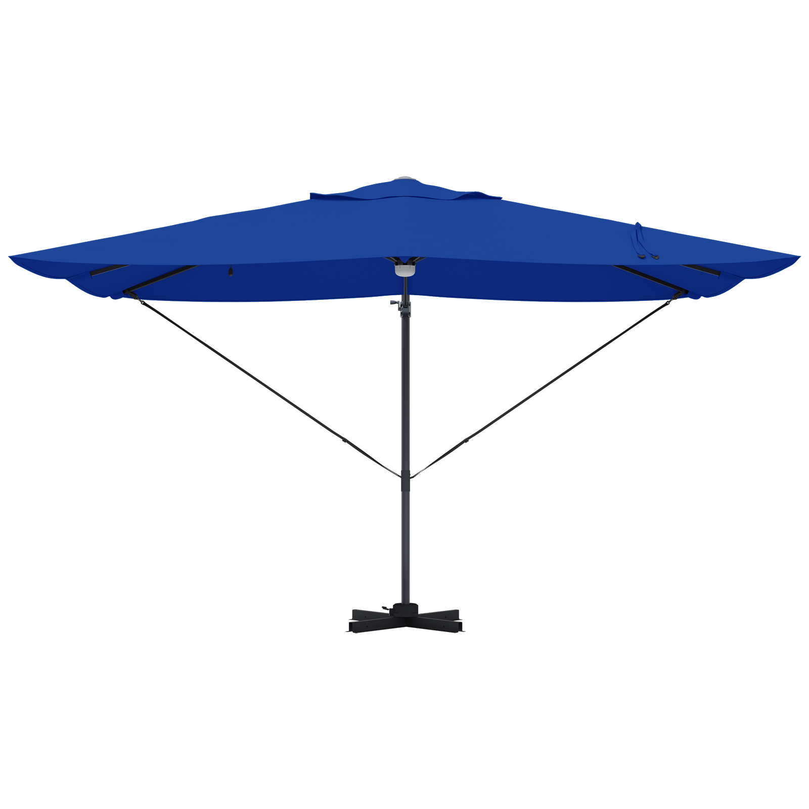 Ombrello a Sbalzo Blu Azure Blu azzurro Tessuto in poliestere