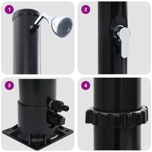 Doccia Solare da Esterno 217 cm 20 L