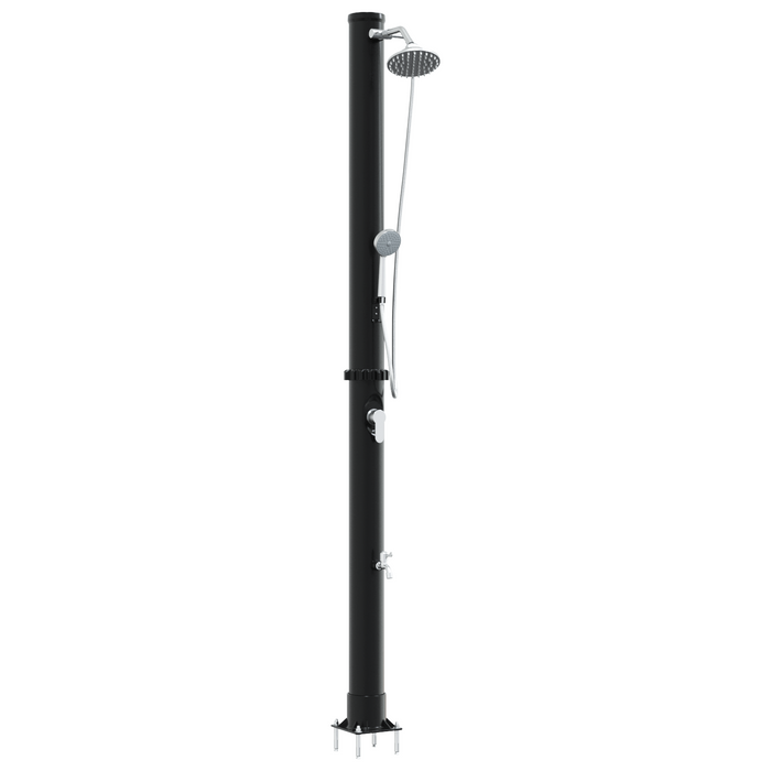 Doccia Solare da Esterno con Soffione Portatile 217 cm 20 L