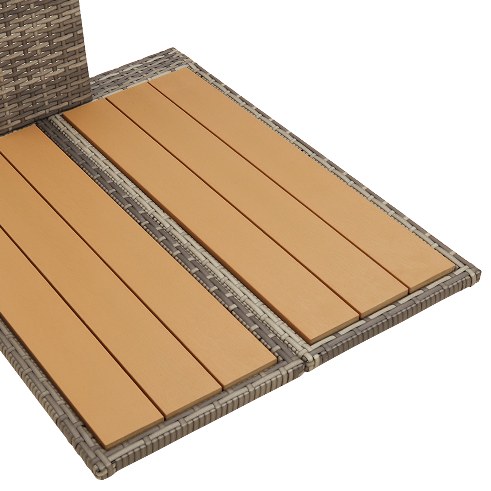 Doccia da giardino Grigio 60x80x214 cm Rattan Poliestere