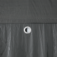 Tenda da festa antracite 4x4 m PE