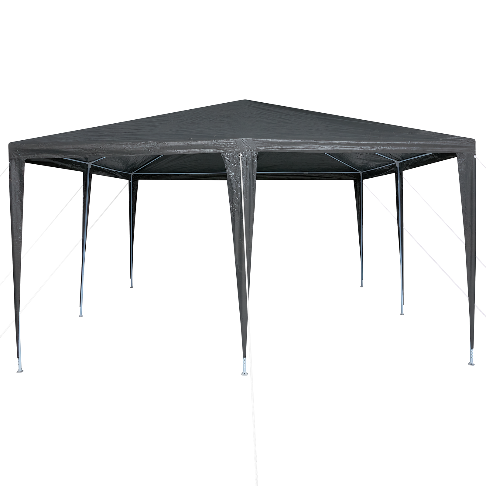 Tenda da festa antracite 4x4 m PE