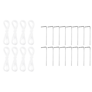 Tendone da festa con 10 pareti bianche 6x4 m PE