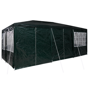 Tenda da Feste con 10 Pareti Verdi 6x4 m PE