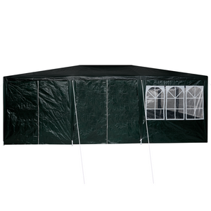 Tenda da Feste con 10 Pareti Verdi 6x4 m PE