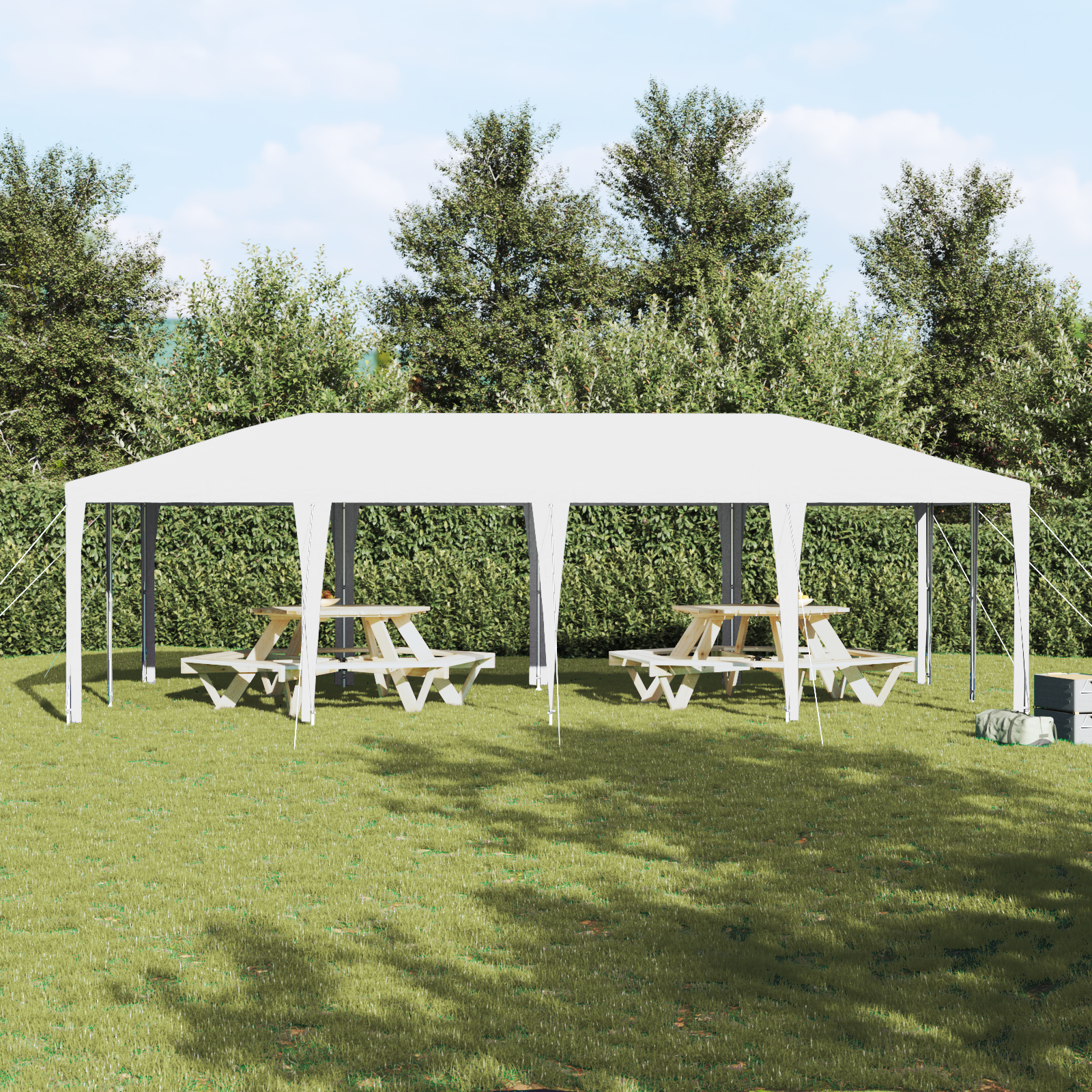 Tendone per feste Bianco 8x4 m PE