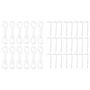 Tenda da festa con 12 pareti laterali blu 8x4 m PE