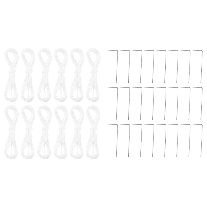 Tenda da festa con 12 pareti laterali blu 8x4 m PE