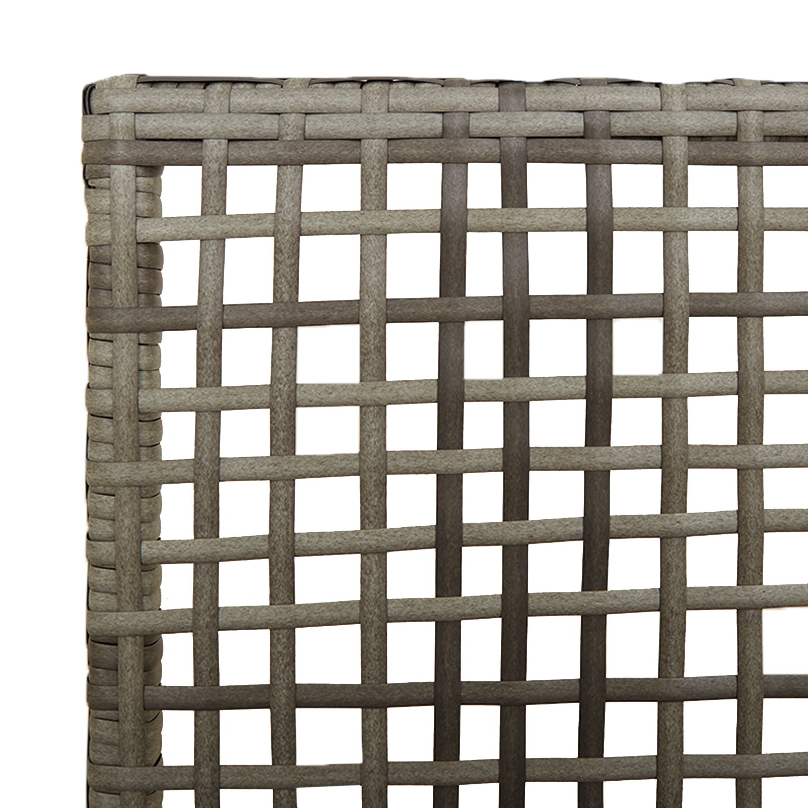 Sedie da giardino  2 pezzi con cuscini Grigio Rattan