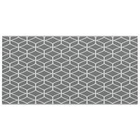 Coperta da esterno ARAKIL di Grigio e bianco Poliestere