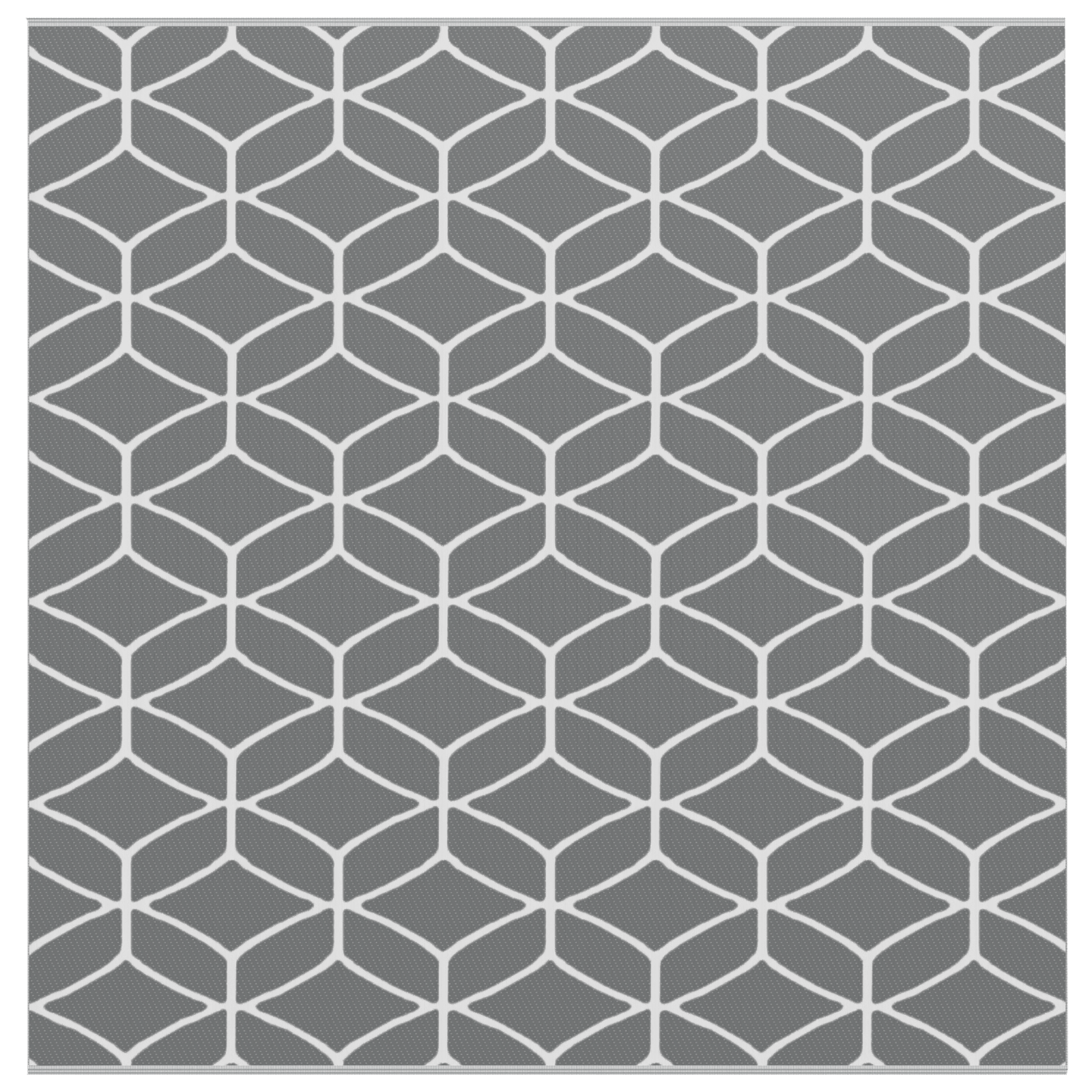 Coperta da esterno ARAKIL Grigio e Bianco Poliestere Grande Pieghevole