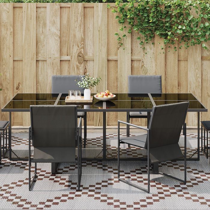 Tappeto da Esterno ARAKIL Marrone e Bianco Polipropilene