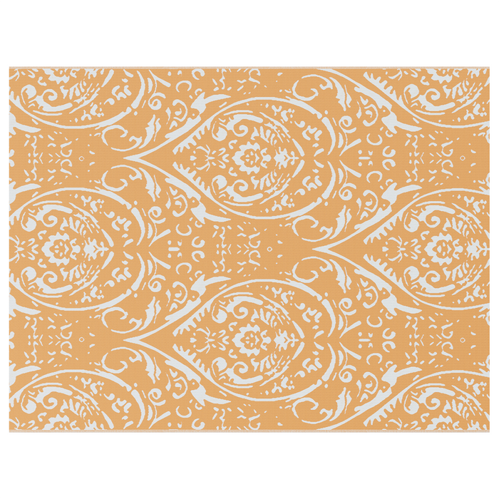 Tappeto da esterno ARAKIL di Arancione e bianco Poliestere