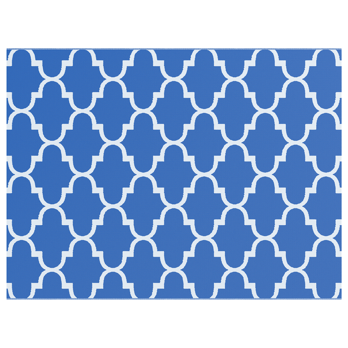 Coperta da esterno ARAKIL Blu Poliestere 300 x 400 cm Intarsi decorativi