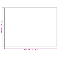 Coperta da esterno ARAKIL Blu Poliestere 300 x 400 cm Intarsi decorativi