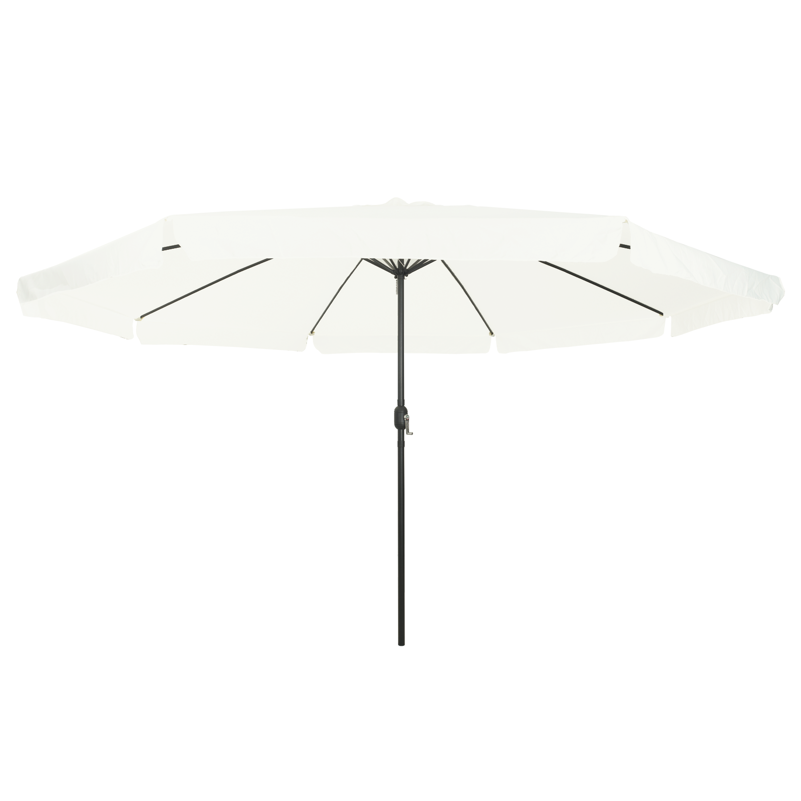 Parasole da Giardino  ø395x245 cm Bianco Sabbia