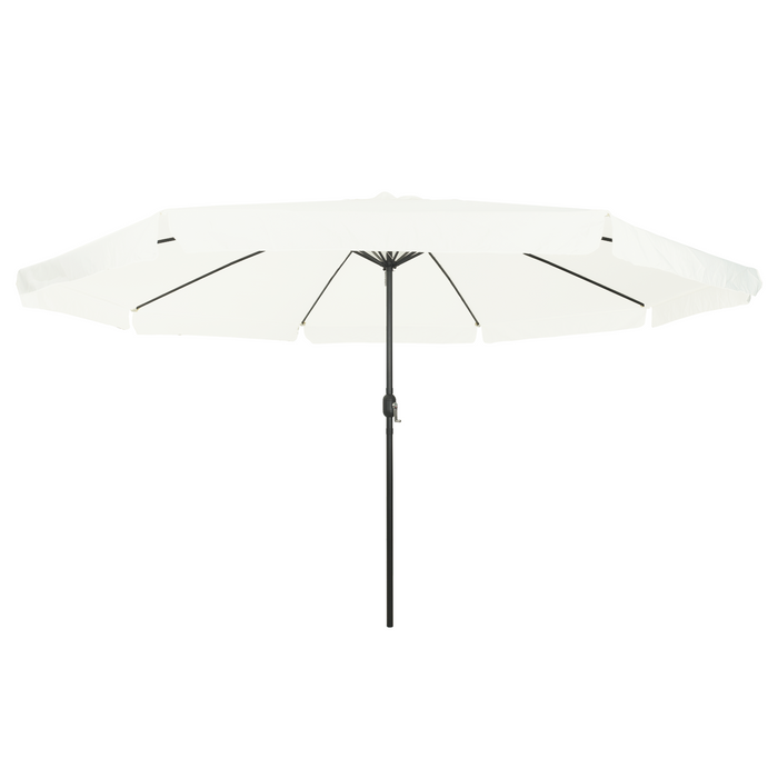 Parasole da Giardino  ø395x245 cm Bianco Sabbia