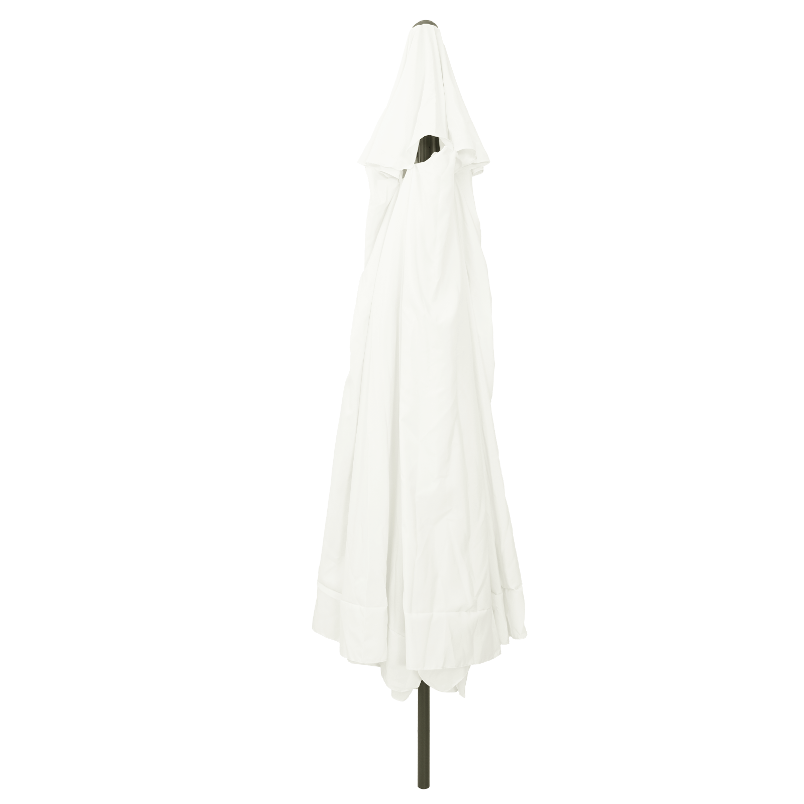Parasole da Giardino  ø395x245 cm Bianco Sabbia