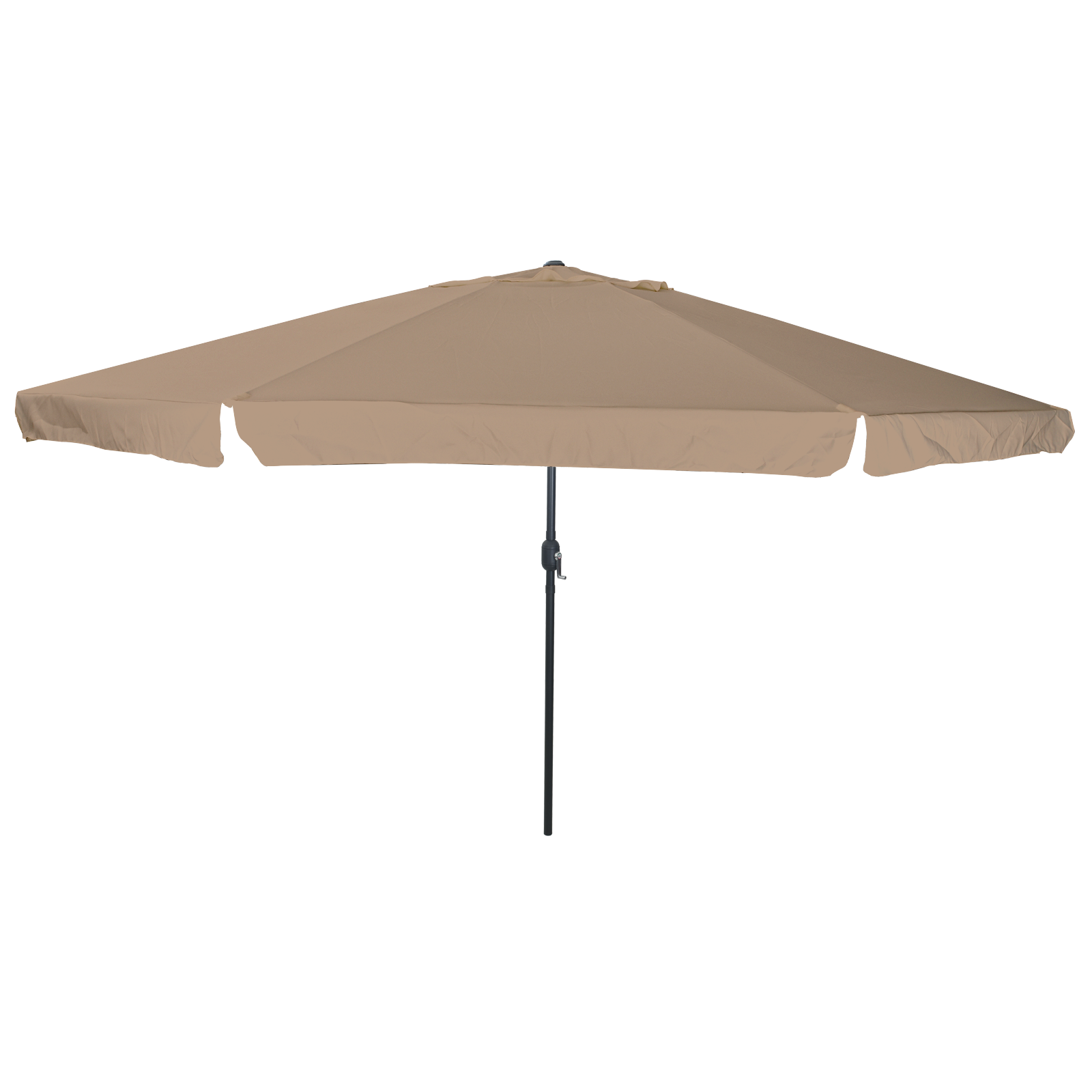 Parasol da giardino  ø395x245 cm Tortora