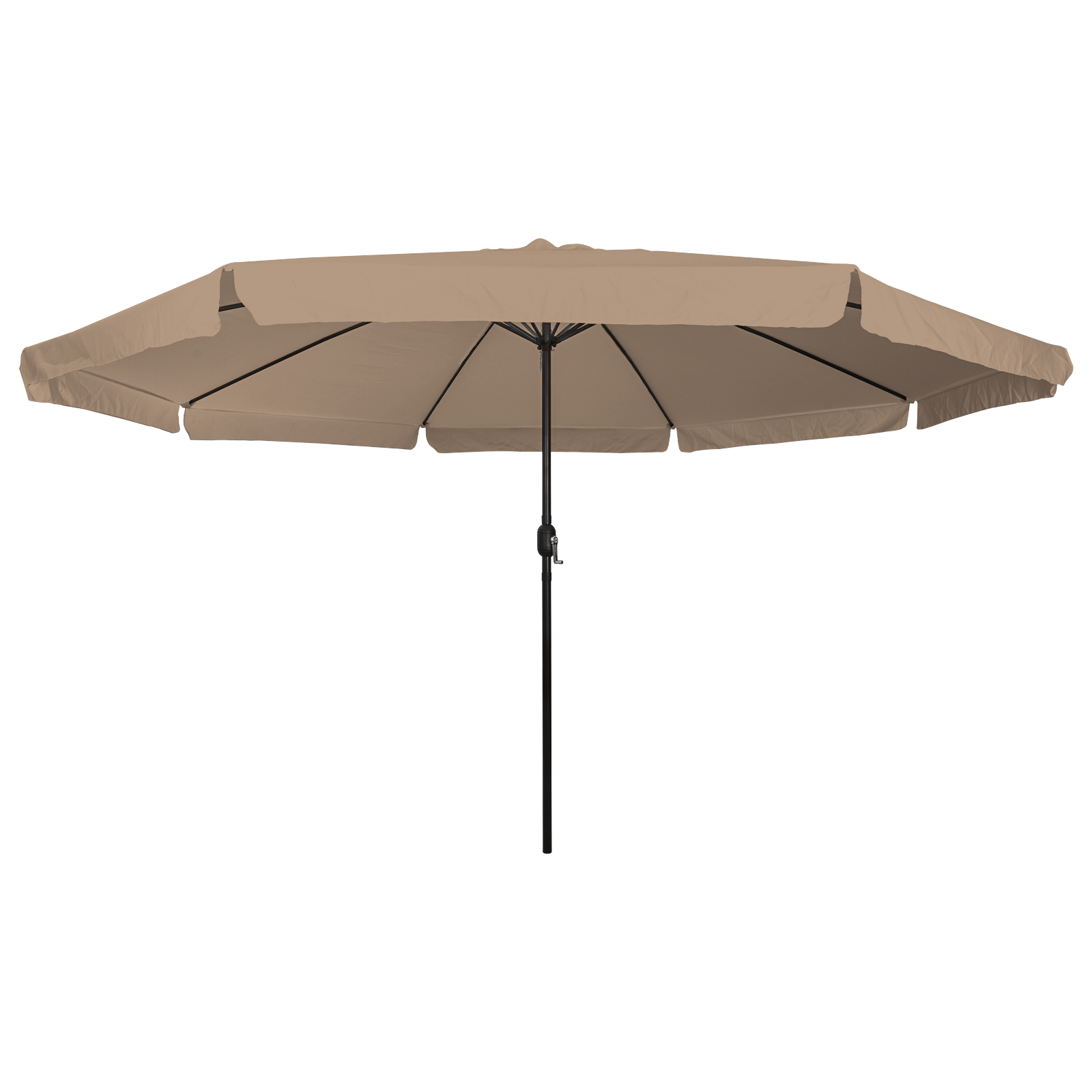 Parasol da giardino  ø395x245 cm Tortora