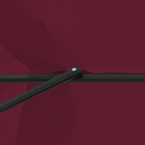 Ombrellone da Giardino ø395x245 cm Bordeaux